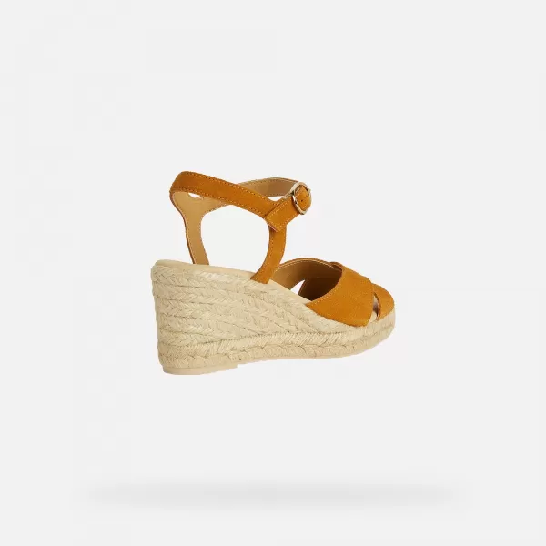  Damensandalen GEOX GELSA LOW BERNSTEIN 