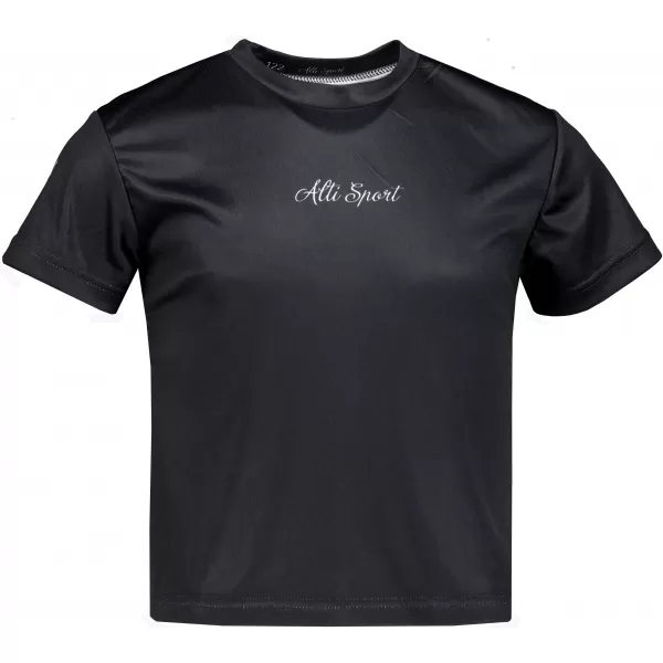  Funktionaler t -Shirt -Prämie von Kindern ALTISPORT VOJ/ALK075TR01 SCHWARZ 
