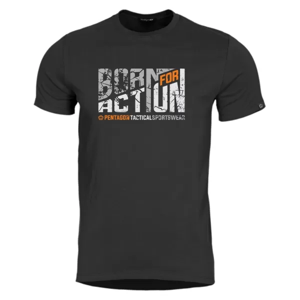  T-Shirt PENTAGON AGERON BORN FOR ACTION K09012 SCHWARZ 