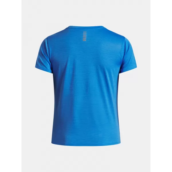  Damen-T-Shirt UNDER ARMOUR UA LAUNCH SHORTSLEEVE 1382434-402 BLAU 
