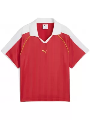 Damentrikot PUMA T7 RELAXED FOOTBALL JERSEY 63215711 FÜR ALLE ZEITEN ROT