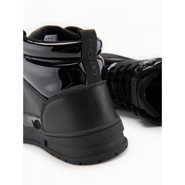  Herrenschuhe OMBRE OM-FOSH-0178 SCHWARZ 