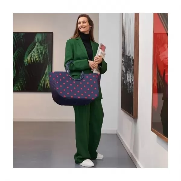  Handtasche REISENTHEL LOOPSHOPPER L FRAME GEMISCHTE PUNKTE ROT 