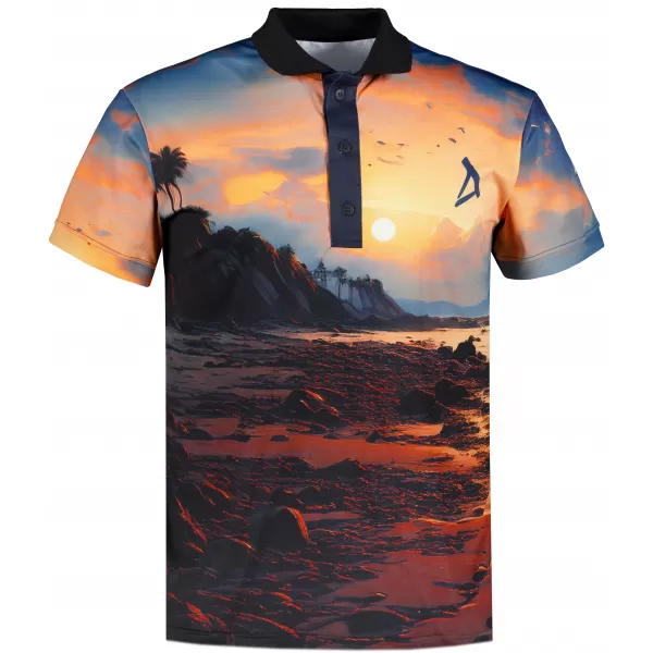  Herren-Funktions-T-Shirt mit Premium-Kragen ALTISPORT VOJ/ALM116TR05 BANK 