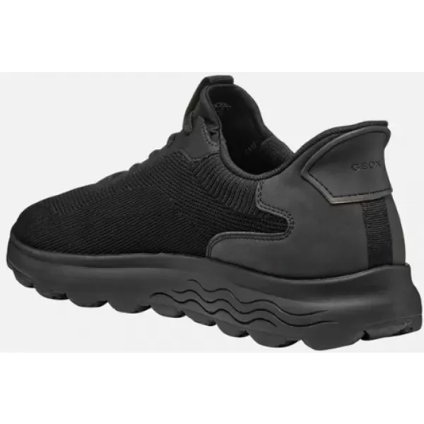  Herren-Sneaker GEOX SPHERICA PLUS SCHWARZ 