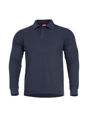 T-Shirt PENTAGON ANIKETOS LONG POLO K09013 MARINEBLAU