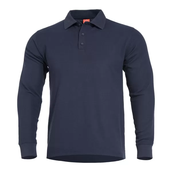  T-Shirt PENTAGON ANIKETOS LONG POLO K09013 MARINEBLAU 