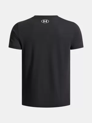 T-Shirt für Jungen UNDER ARMOUR UA OVERLAY WM SS 6005069-001 SCHWARZ