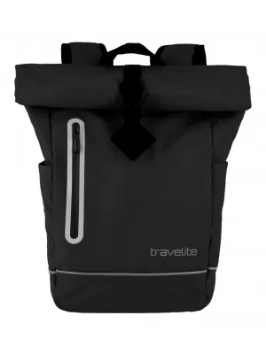 Rucksack TRAVELITE BASICS ROLL-UP PLANE SCHWARZ
