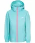 Wasserdichte Kinderjacke TRESPASS QIKPAC X AQUAMARIN