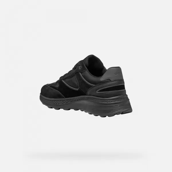  Herren-Sneaker GEOX SPHERICA ACTIF X1 G006837 SCHWARZ 