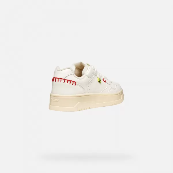  Mädchen-Sneaker GEOX LESTRELLA J56NLC000BCC1000 CREMIG 