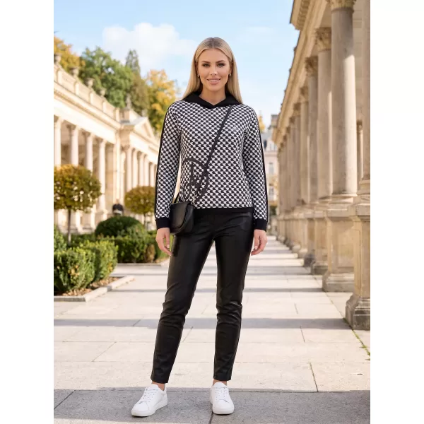  Damen-Sweatshirt ALTISPORT GILL SCHWARZ/WEIß 