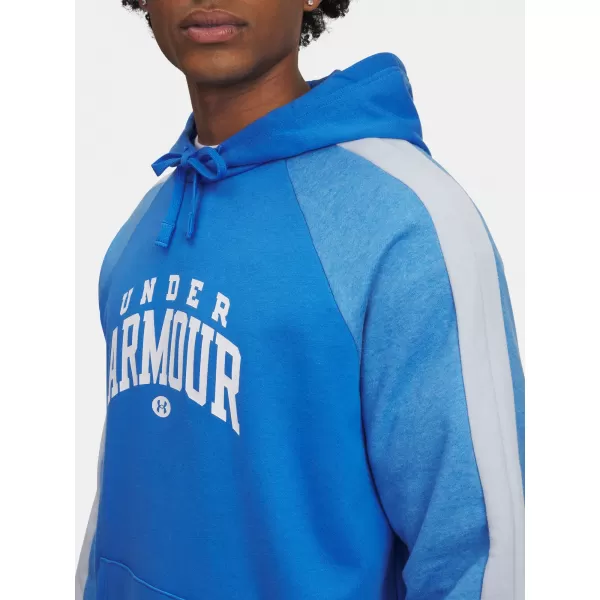  Herren-Sweatshirt UNDER ARMOUR RIVAL FLC CB HOOD BLAU 