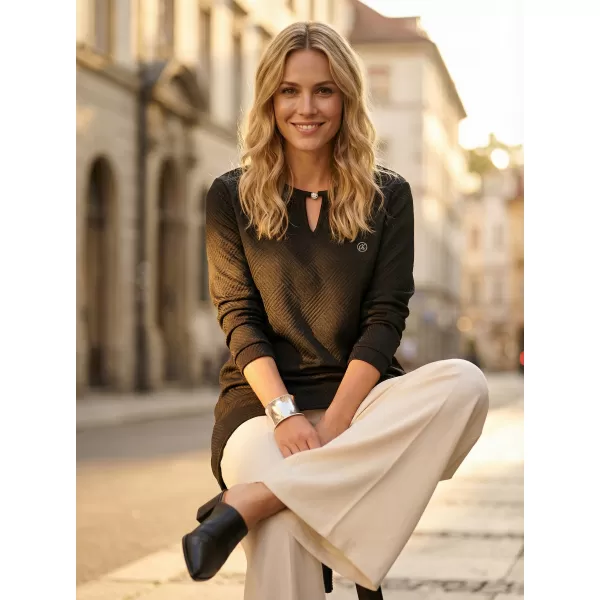  Damen-Sweatshirt KIXMI VELLI SCHWARZ 
