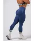Shaping nahtlose Maximum-Push-up-Leggings FLOW SEAMLESS 497 BLAU Nebbia