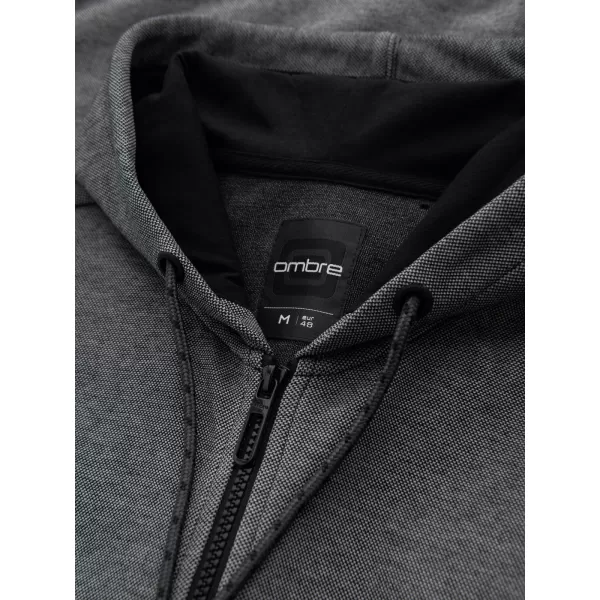  Herren -Sweatshirt OMBRE OM-SSZP-0210 SCHWARZ 