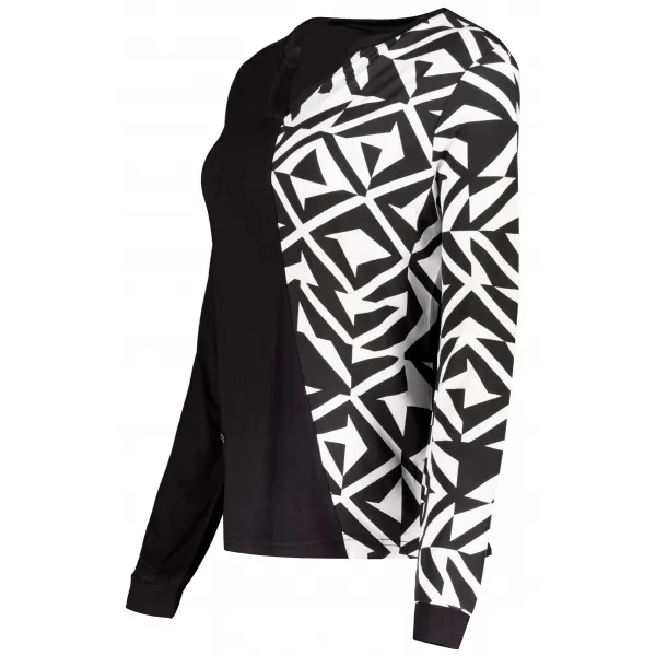  Damen-T-Shirt KIXMI VIVIANE SCHWARZ/WEIß 