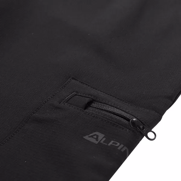 Frauen -Softshell -Hosen ALPINE PRO CORBA LPAF663 SCHWARZ 