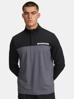 Herren-Sweatshirt UNDER ARMOUR UA T2G 1/4 ZIP 1389878-002 SCHWARZ