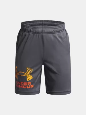 Shorts für Jungen UNDER ARMOUR UA TECH LOGO SHORTS 1383333-026 GRAU