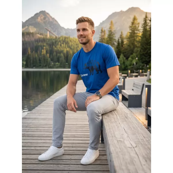  Herren-T-Shirt mit kurzen Ärmeln ALTISPORT ALM193129 SCHNORCHEL BLAU 