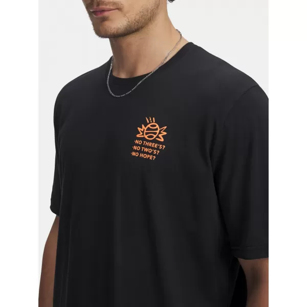  Herren-T-Shirt UNDER ARMOUR UA M 60/40S CAN'T HOOP SS 6003684-001 SCHWARZ 