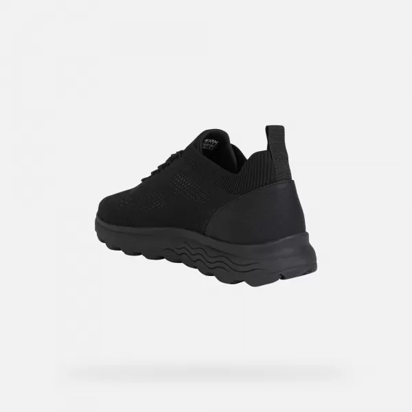  Herren-Sneaker GEOX SPHERICA G002564 SCHWARZ 