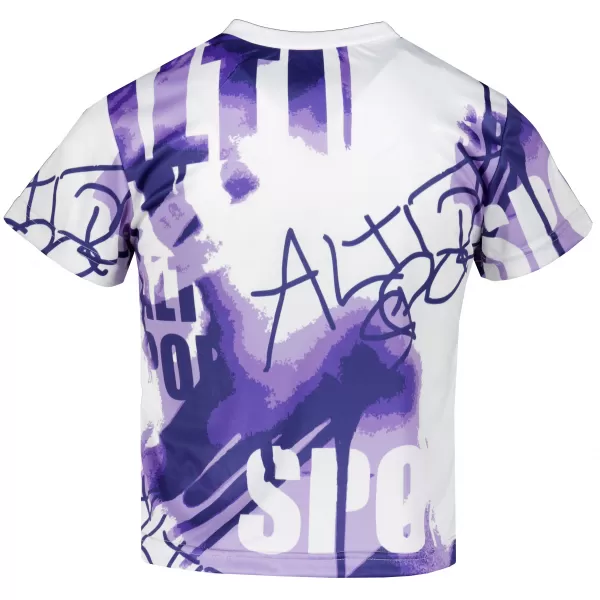  Funktionaler t -Shirt -Prämie von Kindern ALTISPORT VOJ/ALK076TR01 VIOLETT/WEIß 