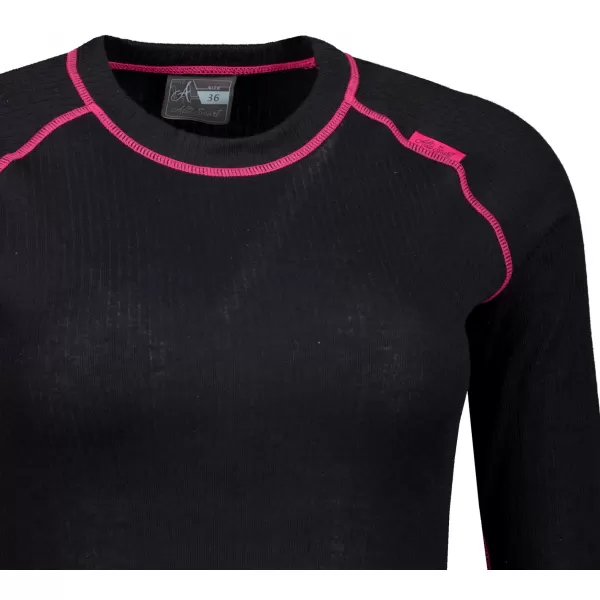  Thermo-Set für Damen ALTISPORT GOLDA SCHWARZ/ROSA 