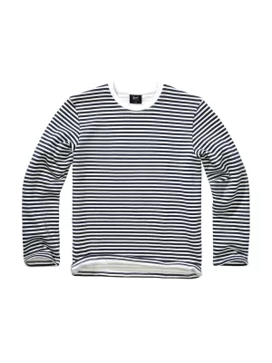 Herren -Sweatshirt BRANDIT 5037 MARINE/WEIß