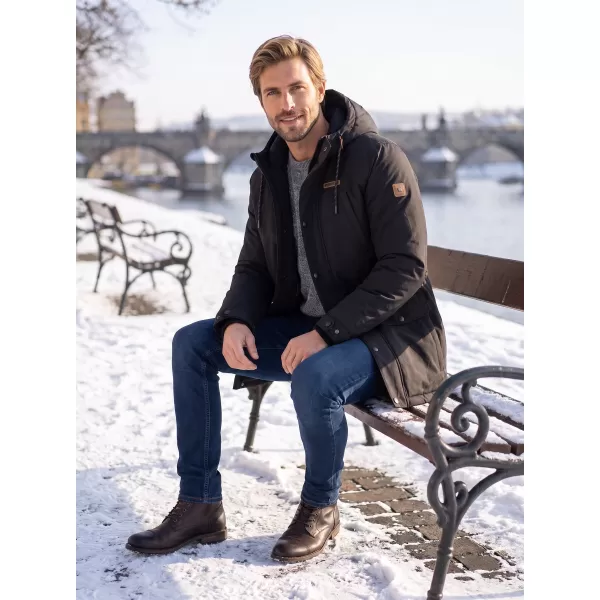  Herren-Winterjacke ALTISPORT GERRY SCHWARZ 