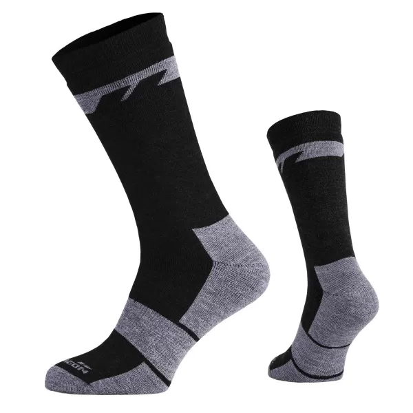  Socken PENTAGON ALPINE MERINO SOCKS HEAVY EL14017 01 EL14017 SCHWARZ 