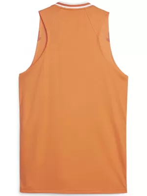 Herren-Tanktop PUMA HOOPS TEAM GAME JERSEY 67662808 GOLDENER MOHN