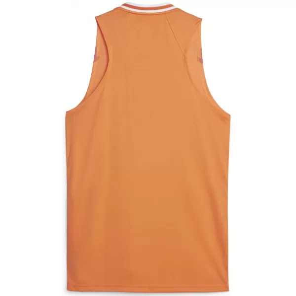  Herren-Tanktop PUMA HOOPS TEAM GAME JERSEY 67662808 GOLDENER MOHN 