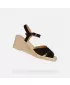 Damensandalen GEOX GELSA LOW SCHWARZ