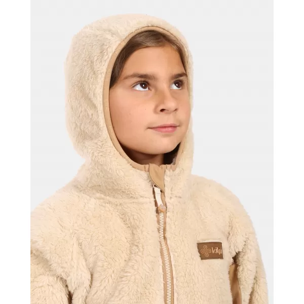  Fleece-Sweatshirt für Mädchen KILPI NORKA-JG ZJ0207KI BEIGE 