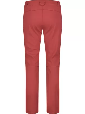 Softshellhose für Damen NORDBLANC SWEEP NBFPL8278 ROT/GRÜN
