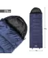 Schlafsack PENTAGON MAJOR SLEEPING BAG 370GR/M² D19002 MITTERNACHTSBLAU