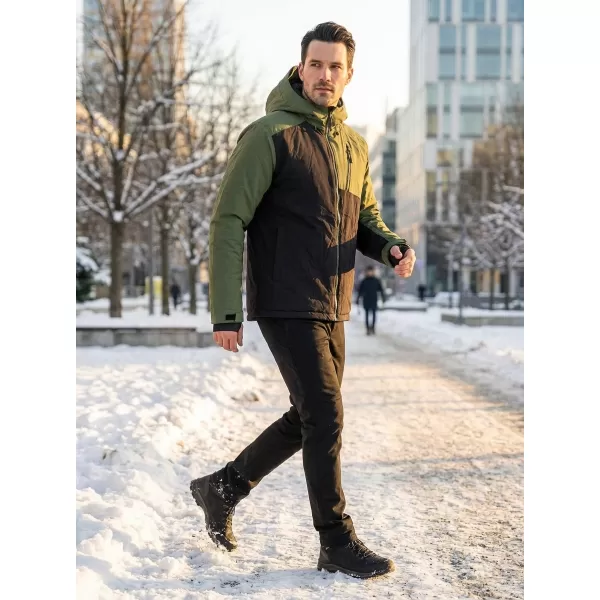  Herren-Winterjacke ALTISPORT GALLUS KHAKI 