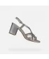 Damensandalen GEOX VIRNILISA 65 S SILBER