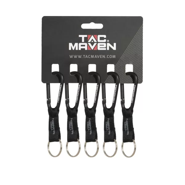  Karabiner PENTAGON CARABINER 6ΜΜ D25027 SCHWARZ 