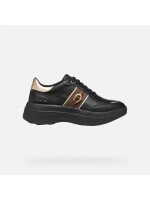 Damen-Sneaker GEOX SPHERICA ECUB-3 G009711 SCHWARZ
