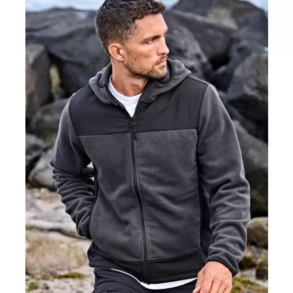  Herrenjacke TEE JAYS | TJ 9124 ASPHALT/SCHWARZ 