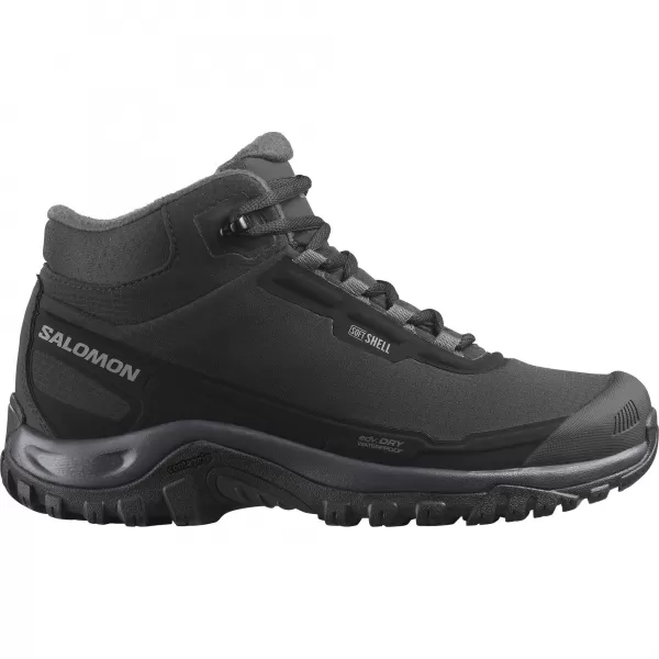  Damenschuhe SALOMON SHELTER WATERPROOF W SCHWARZ/NINE IRON/EXCALIBUR 