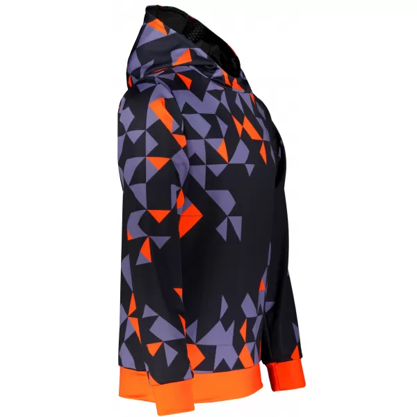  Hochwertiges Funktions-Sweatshirt für Herren ALTISPORT VOJ/ALM108MI01 SCHWARZ-ORANGE 