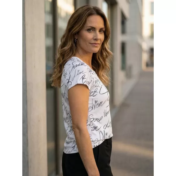  Damen Freizeitshirt Premium ALTISPORT VOJ/ALW084TR06 WEIß 