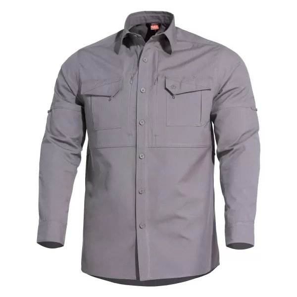  Herrenhemd PENTAGON PLATO SHIRT K02019 WOLF/GRAU 