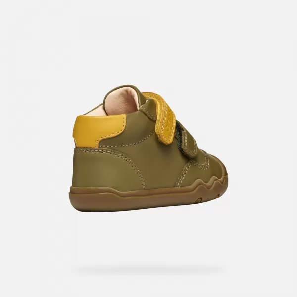  Jungen barfuß GEOX STEPPIEUP B565WC00085CE32P KHAKI 