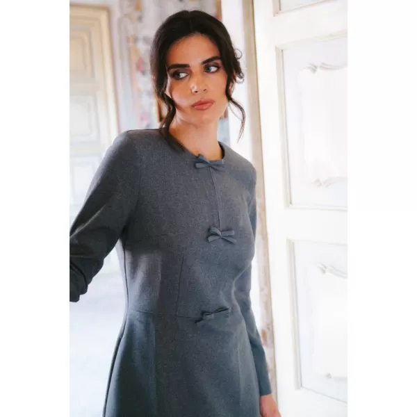  Kleid STYLOVE S413 GRAU 